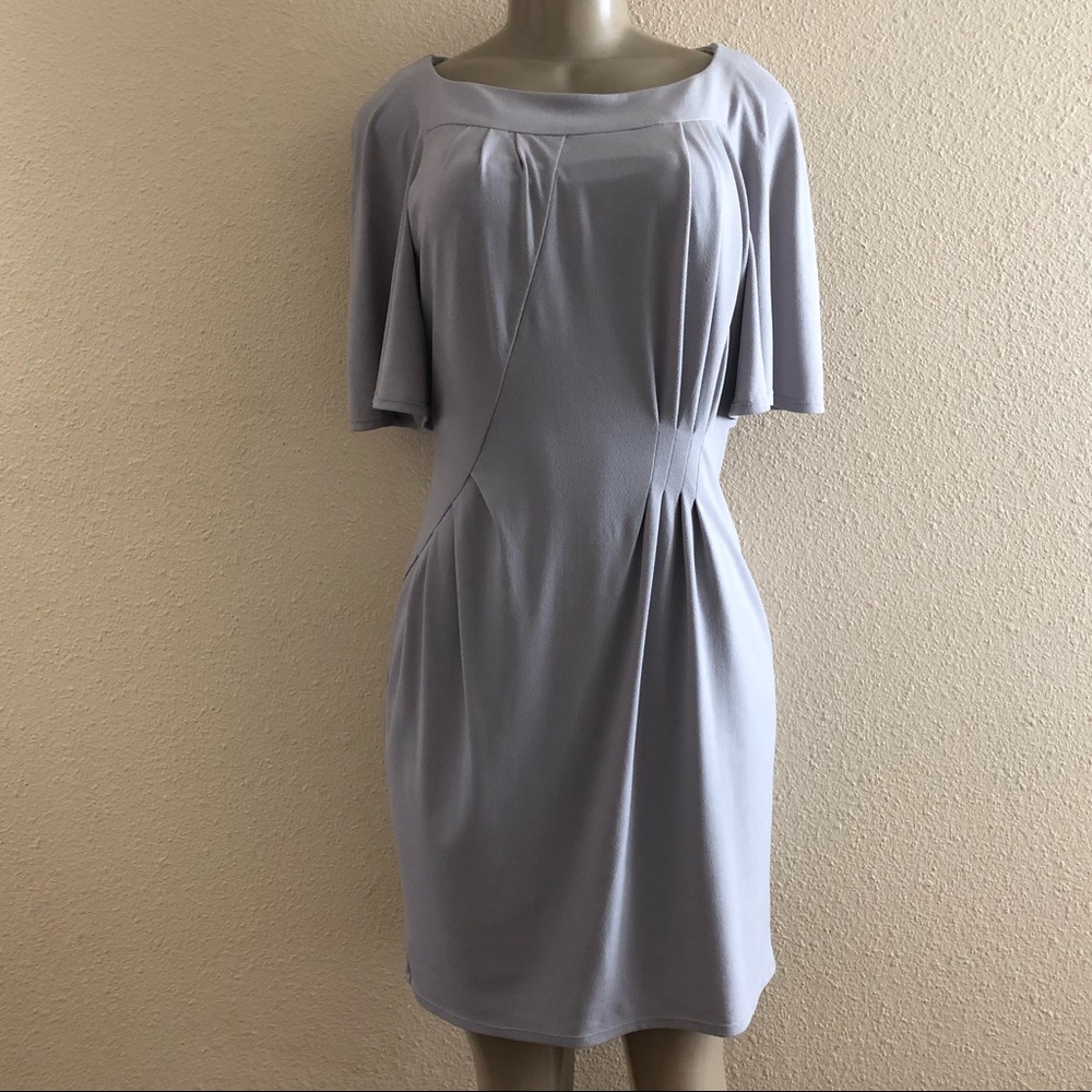 Jessica Simpson Semi Formal Light Grey Dress Size S - Picture 2 of 10